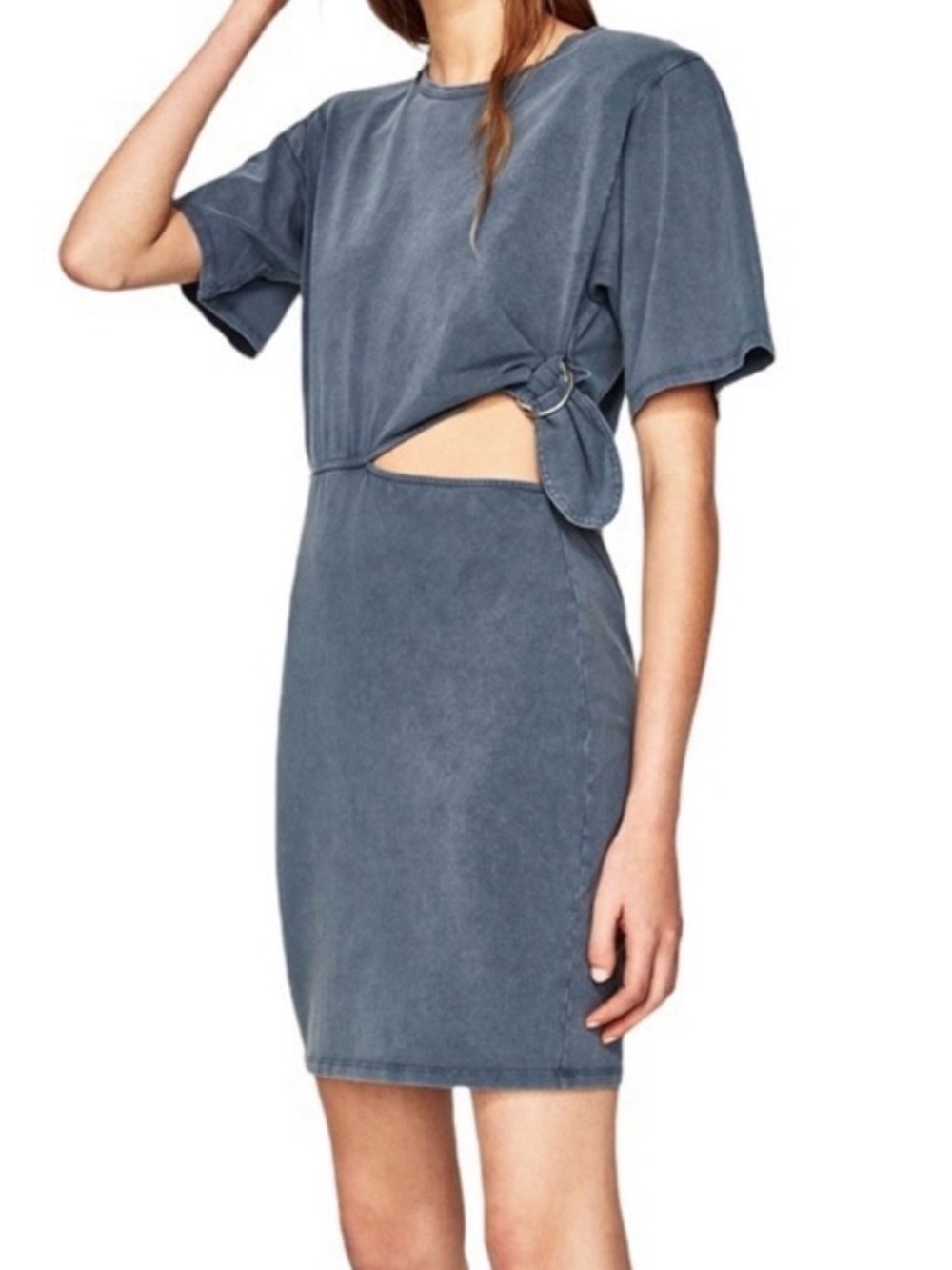 Zara Cutout T-Shirt Dress